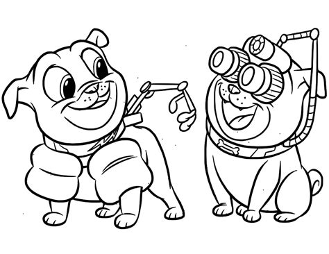 Disney Puppy Dog Pals Coloring Pages Coloring Pages