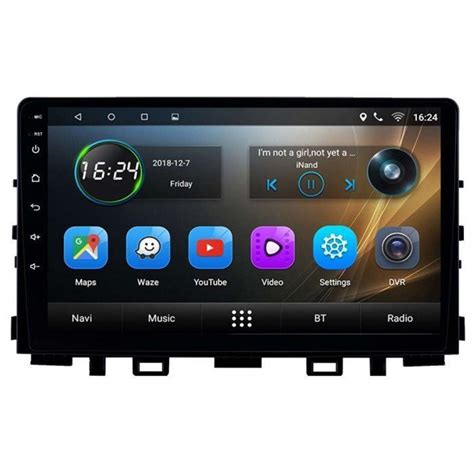 Radio GPS Head Unit KIA RIO Screen 9 Android TR3324 Processor Quad Core