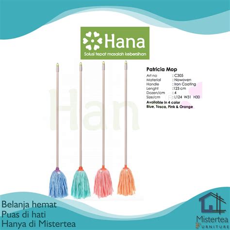 Floor Standing Mopfloor Moppatricia Mop Hana Brand Shopee Malaysia