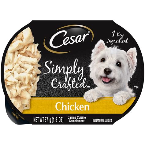 Cesar Simply Crafted Chicken Flavor Grain Free Wet Dog Food For Adult