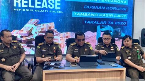 Kejati Sulsel Tetapkan 2 Tersangka Baru Korupsi Tambang Pasir Takalar