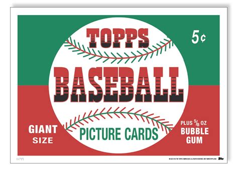 Topps adds vintage baseball card wrappers to its wall art offerings ...