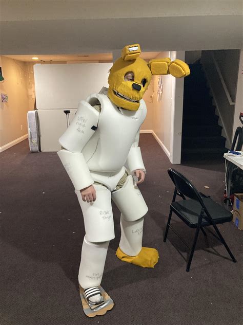 Currently Working On Spring Bonnie Costume Rfivenightsatfreddys