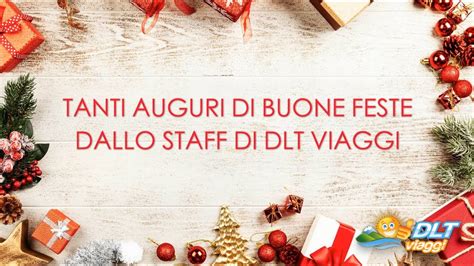 Buone Feste Dallo Staff Di Dlt Viaggi Youtube