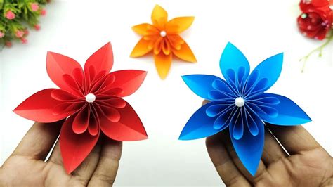 Easy Paper Crafts How To Make Paper Flowers DIY Handmade Craft Ideas