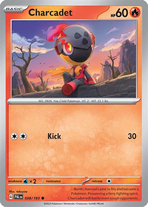 Charcadet Paldea Evolved PAL 038 PkmnCards