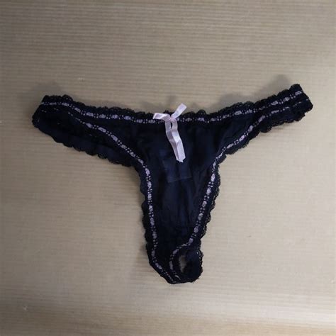 【未使用】アウトレット サイズ 新品 セクシー インポート Tバック 女性下着 Miriale ブラック スケスケ リボン レディース 品番：gn 263の落札情報詳細 ヤフオク落札価格