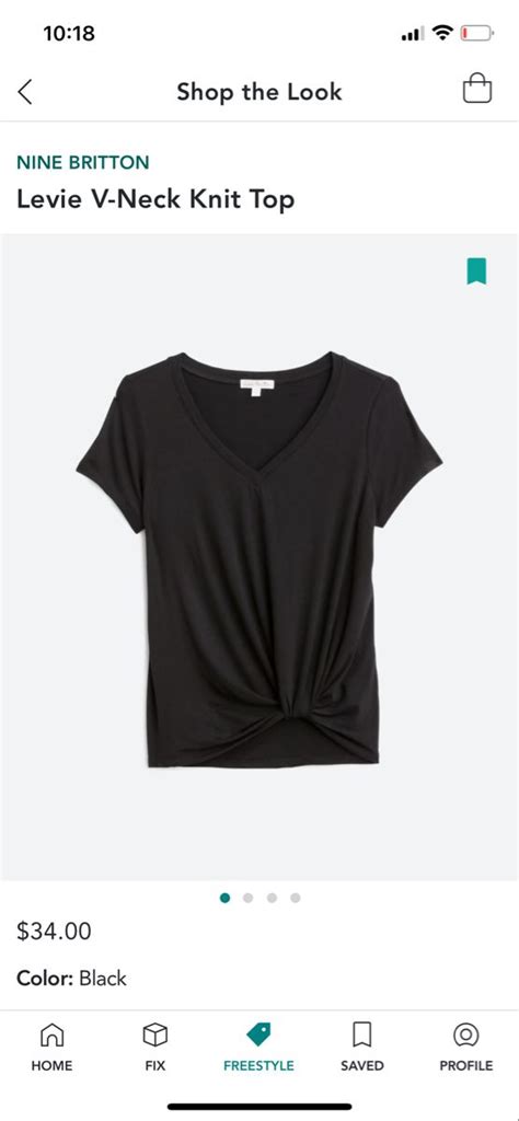 Home Fix Black House Stitch Fix Knit Top V Neck Knitting Clothes