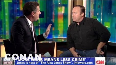 Gun Lover Alex Jones Gives It To Piers Morgan With Both Barrels Conan On Tbs Youtube