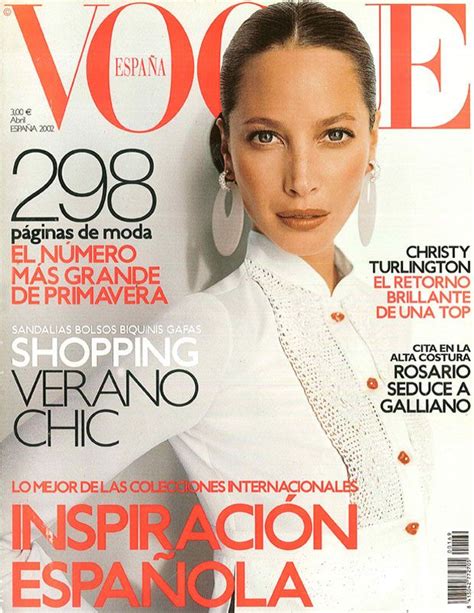 Christy Turlington Throughout The Years In Vogue Christy Turlington