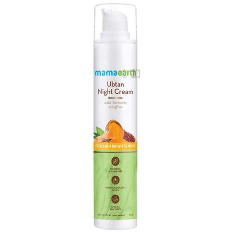 Mamaearth Ubtan Night Cream Buy Pump Bottle Of Gm Cream At Best