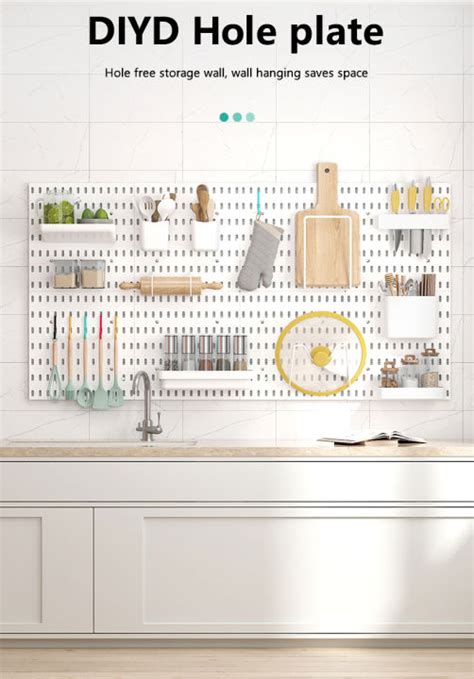 New Pegboard Organizer Compatible With Ikea Skadis Wall Shelf