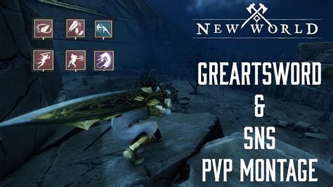 New World Pvp Greatsword Sns Assasin Build Light Armor Youtube