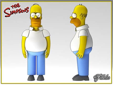 homer simpson 3d model