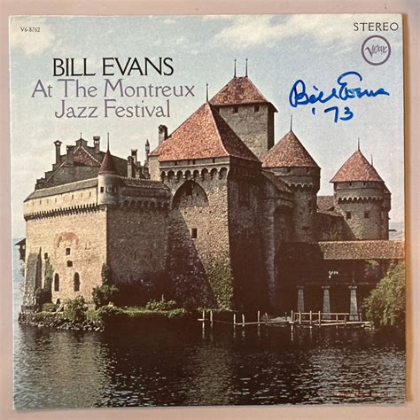 【やや傷や汚れあり】 オリジナル盤 サイン！ Bill Evans At The Montreux Jazz Festival