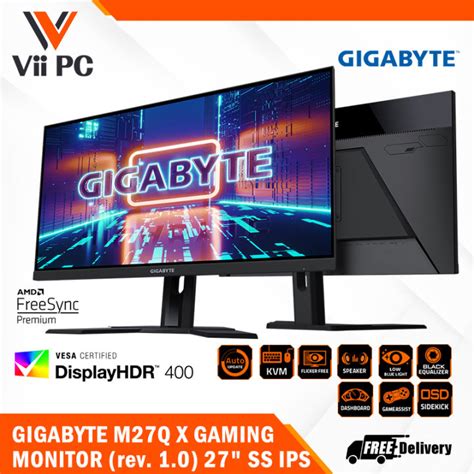 Gigabyte M27Q-X / M27Q-X-EK 27 inch SS IPS QHD 2560x1440 240Hz, 10BIT ...