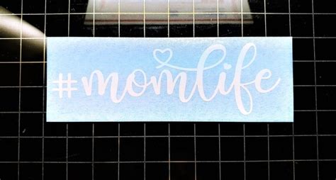 Mom Life Vinyl Decal Bumper Sticker Stickers Mom Life Mom Etsy