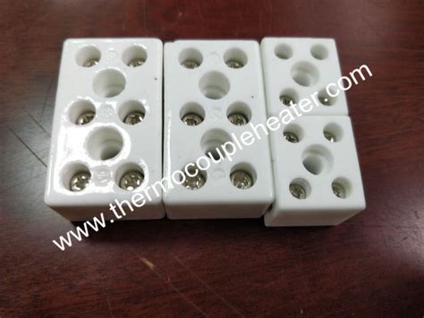 Ceramic Thermocouple Terminal Block With Galvanized Steel Screws