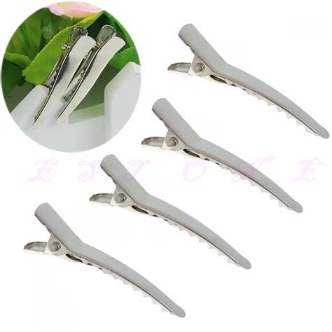 Yas Pcs New Mm Metal Single Prong Alligator Bow Diy Hair Clips Pro