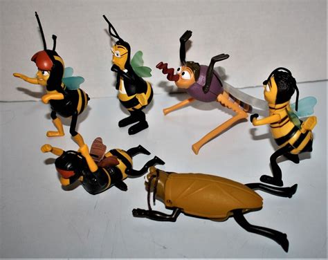 McDonald's Bee Movie Complete Set Toys Wind Up Figures Barry B Benson 2007 NM | #4580570630