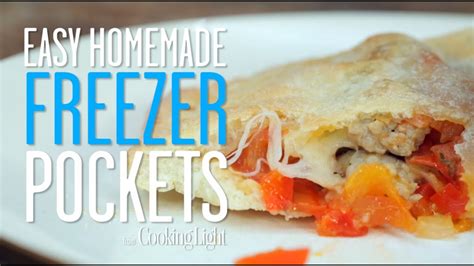 How To Make Homemade Freezer Pockets Cooking Light Youtube