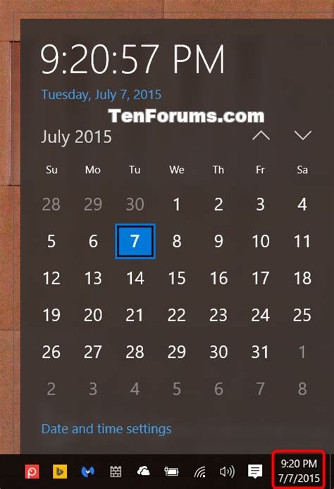 How to put analog clock on desktop windows 10 with calendar - touchhon