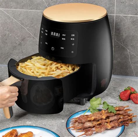 Friteuza 6 Litri Cu Aer Cald AirFryer 2400W Capacitate Si Afisaj