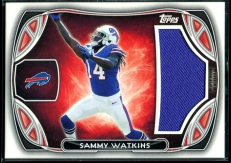 2014 Topps Football Sammy Watkins RJR SW Patch Buffalo Bills EBay