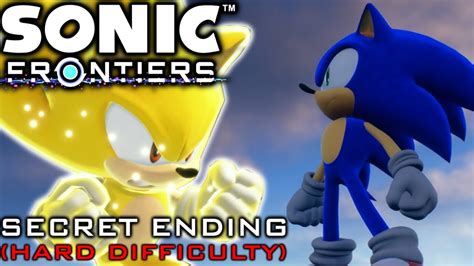 Sonic Frontiers The End Secret Ending And Secret Boss Fight Hard