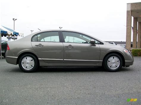 2007 Galaxy Gray Metallic Honda Civic Hybrid Sedan 33329600 Photo 8