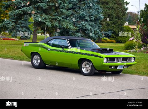 1974 Plymouth Barracuda Muscle Car Stock Photo Alamy