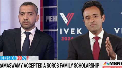 Heated Vivek Ramaswamy Interview With Msnbcs Mehdi Hasan Youtube