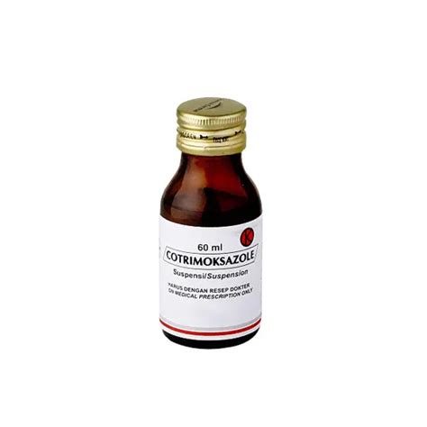 Cotrimoxazole Mg Ml Sirup Ml Kegunaan Efek Samping Dosis