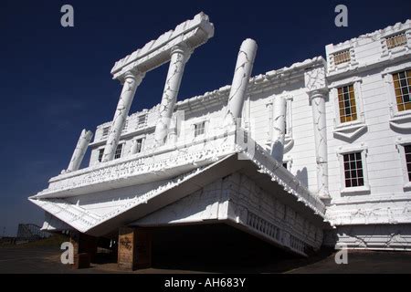 Top Secret: Upside Down White House tourist attraction Stock Photo - Alamy