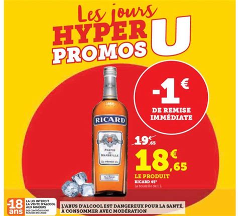 Promo Ricard Chez Hyper U Icatalogue Fr