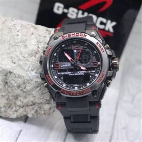 Jual Nusantara Jam Tangan G Shock Gst Rante Mika Dan Tali Karet