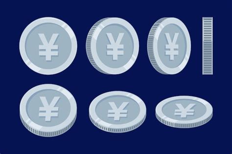 Premium Vector Yen Coin Silver Money Vector