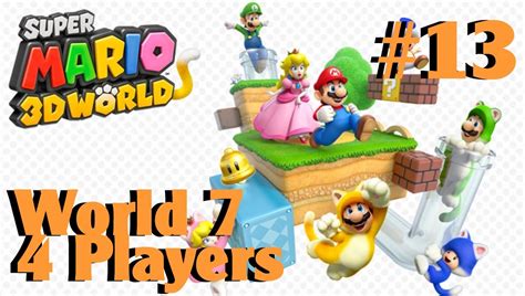 Super Mario 3d World World 7 100 Walkthrough 4 Players Part 12