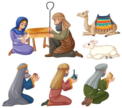 Personagens Do Nascimento De Jesus Para Imprimir - O nascimento de Jesus Personagens de desenhos animados dão vida à ...