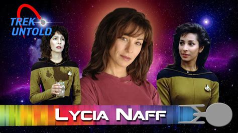 Lycia Naff Aka Ensign Sonya Gomez On Star Trek Tng Youtube