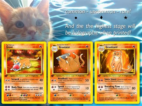 Evolution Set - 2 or 3 Pet Pokemon Cards