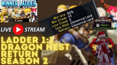 Live Pvp Ladder Dn Return Dragon Nest Return Youtube