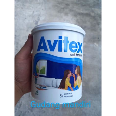 Jual CAT TEMBOK AVITEX 1KG DARI AVIAN CAT PLAFON GYPSUM DAN FIBER