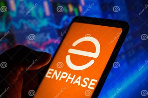 February 9 2022 Brazil In This Photo Illustration The Enphase Energy Logo Seen Displayed On A