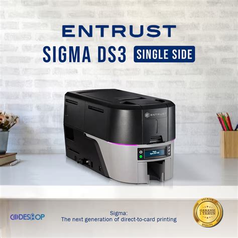 Jual Printer Id Card Entrust Sigma Ds Direct To Card Dpi Cetak