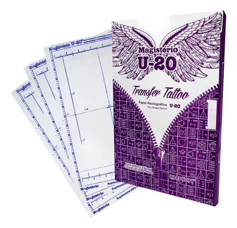 Papel Hectográfico Stencil 100 Folhas Para Tattoo U 20 MercadoLivre