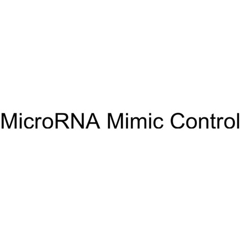 MicroRNA Mimic Negative Control MicroRNA Mimic Negative Control