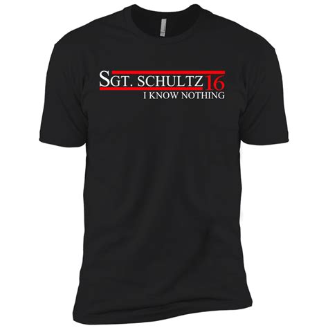 sgt schultz  shirtshoodiestanks    ifrogtees