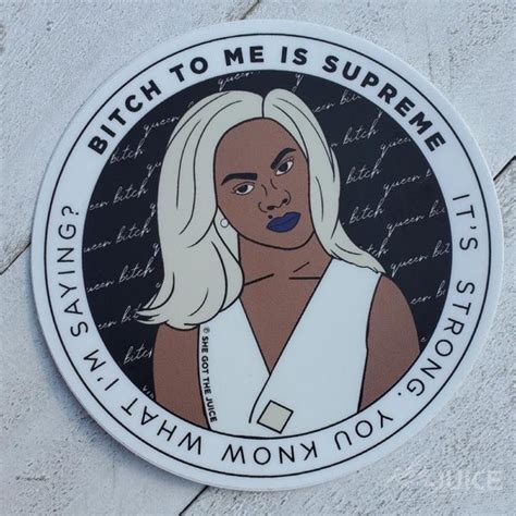 Supreme Queen Bitch Lil Kim Inspired Sticker She Got The Juice