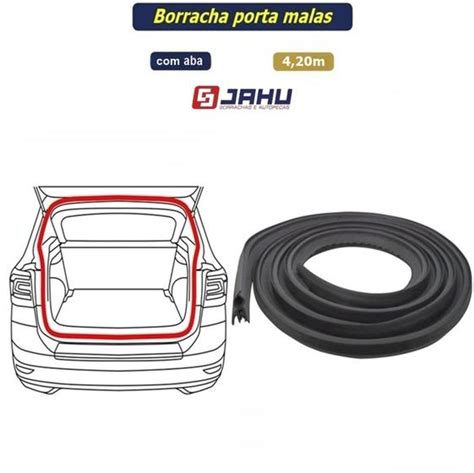 Borracha guarnição porta malas Polo Classic Jahu Borrachas de Porta